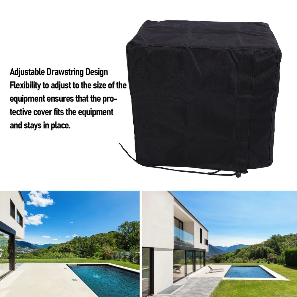 Pool Filter Pump Cover Drawstring Design UV And Dust Proof Outdoor Pool