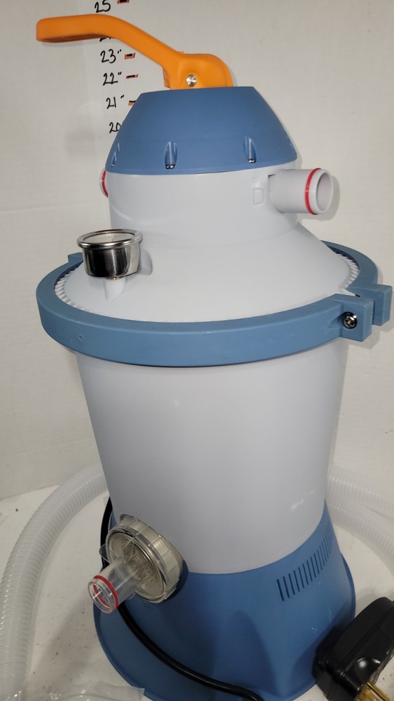 1000 GPH Pool Sand Filter Pump for above Ground Pools, Pool Sand Pump with Timer