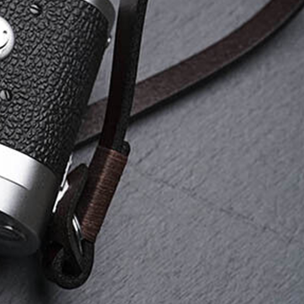 8mm Wide Handmade Camera Leather Wrist Strap Microscope Leather Hand Strap