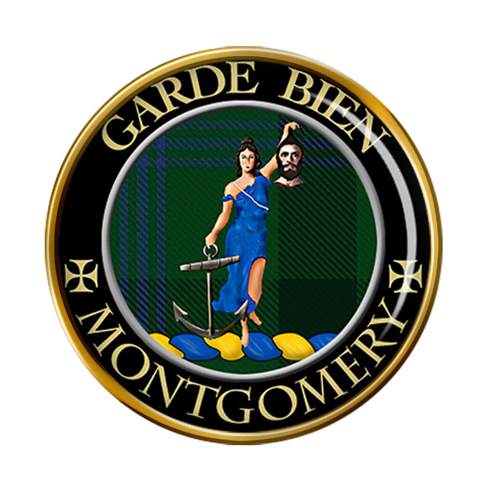 Montgomery Scottish Clan Pin Badge