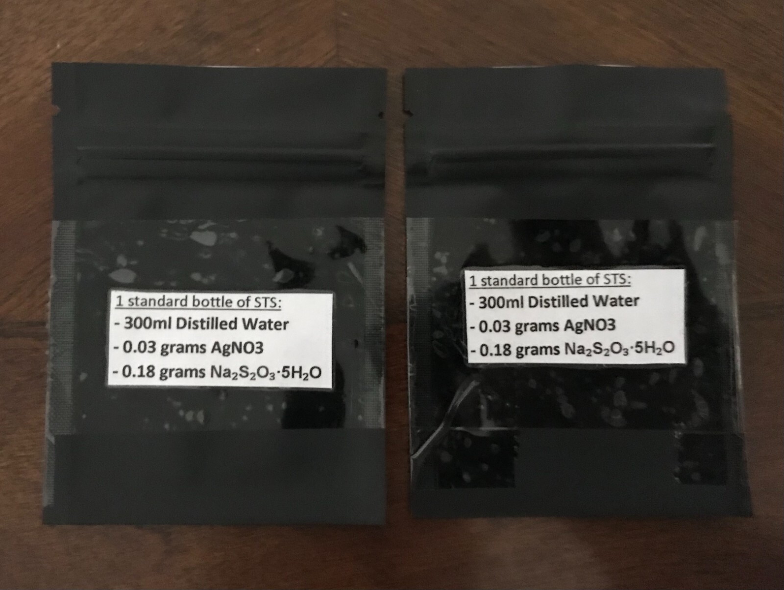 STS solution, Silver Thiosulfate. 50 standard 300ml bottles. PLEASE READ BELOW!