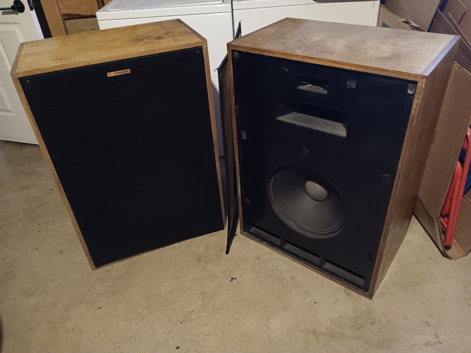 VTG RARE 2 Klipsch Cornwall C-BR 1980 Speakers