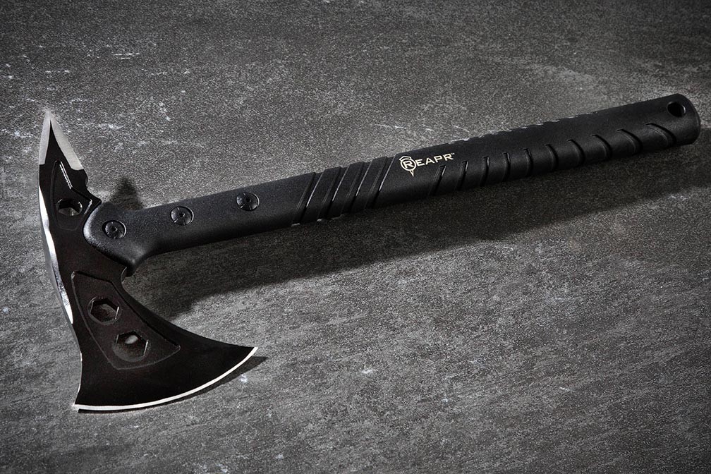 REAPR Tac Hawk Tactical Tomahawk – Multi-Purpose Survival Axe with Spike & Sh...