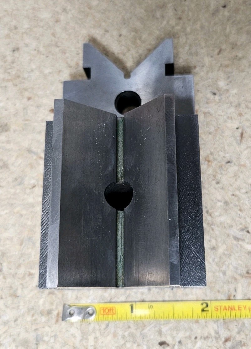 Starrett No. 567 Hardened V-Block with clamp - Made in the U.S.A.