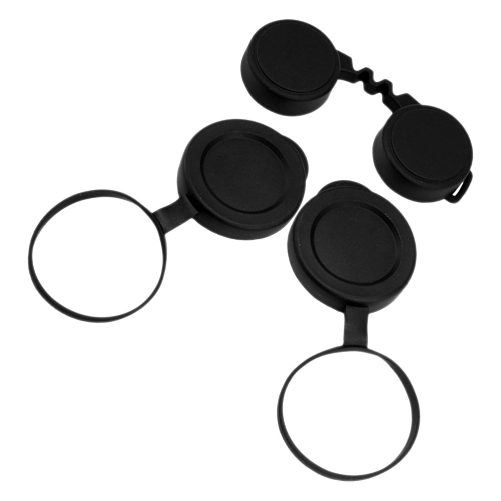 1 Set Binocular Objective Lens Caps Rubber Objective Lens Protect Covers