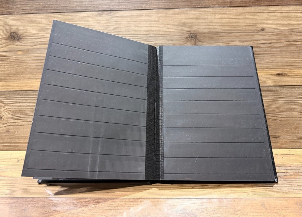 LIGHTHOUSE – “BASIC” Hard Cover Stockbook for Stamp Album – 32 Page Black 9”X12”