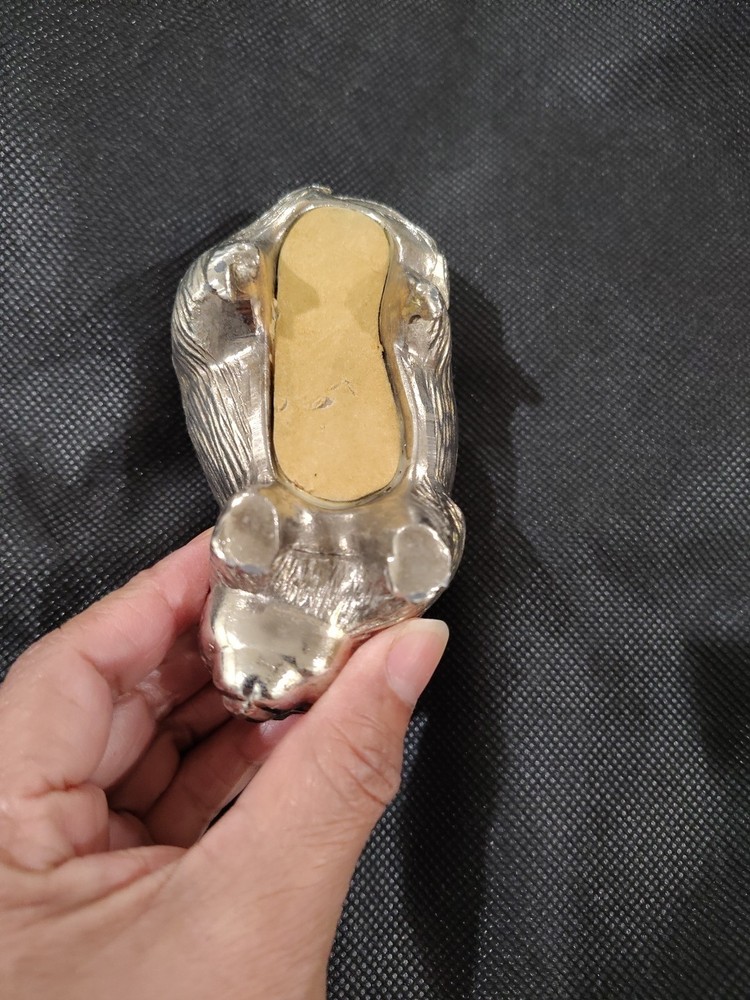 Silverplate Vintage Porcupine Charcuterie Toothpick Holder Housewarming Japan