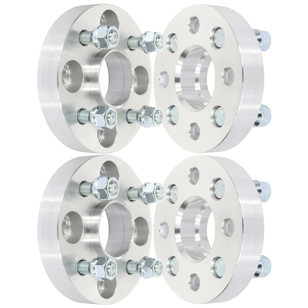 1 Inch Hubcentric Wheel Spacers Adapters 4x100 Bolt Pattern