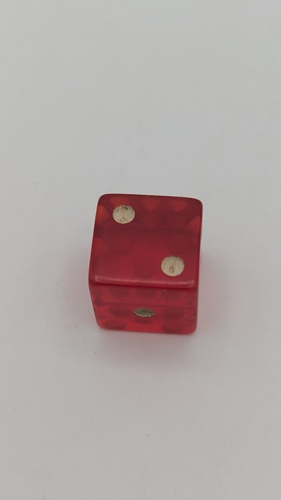Vintage Cherry Translucent Bakelite Dice