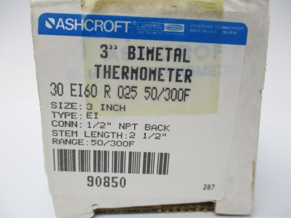 ASHCROFT 30EI60R025 0-300 NSMP