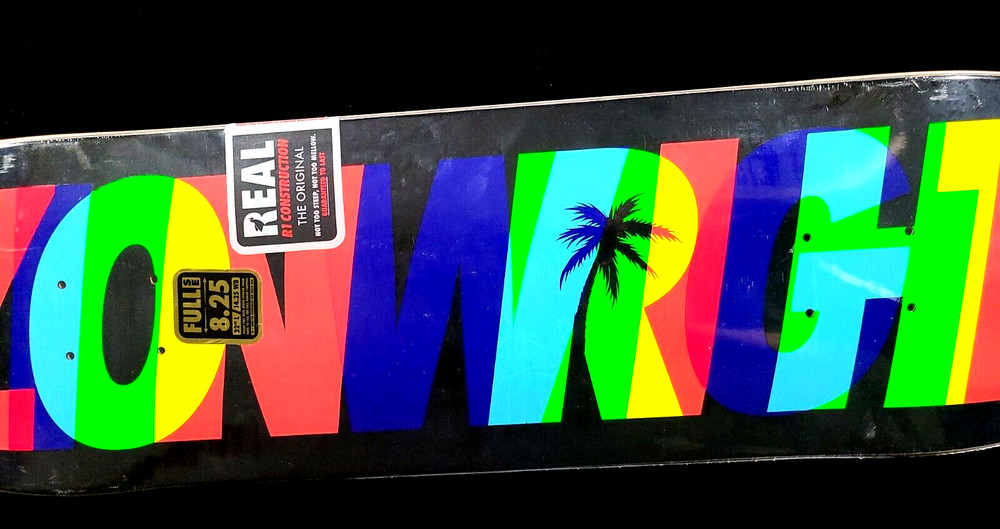 Zion Wright Real Eclipse Skateboard Pro Model 8.25" Deck *New in Shrink*