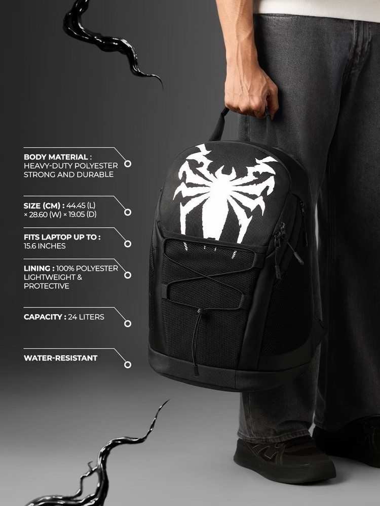 Marvel: Lethal Venom Backpacks colour black official licensed 2026