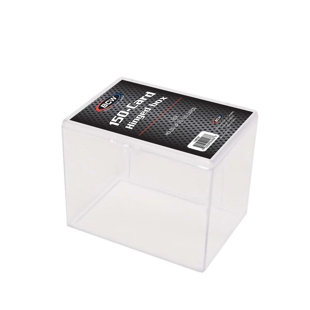 NEW (15 CT) BCW 150 Count Hinged Trading Card Box