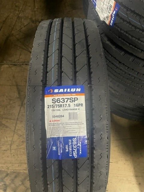 1 New Sailun S637 215/75R17.5 Tire 21575175 215 75 17.5