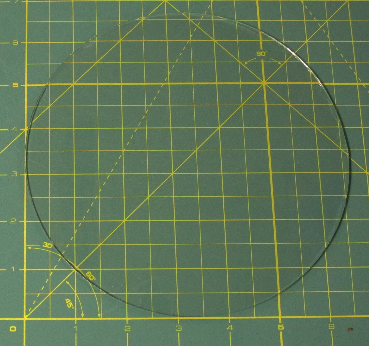 6 5/8" Convex Round Glass Dial Cover For Your Vintage Antique Radio /Clock Face