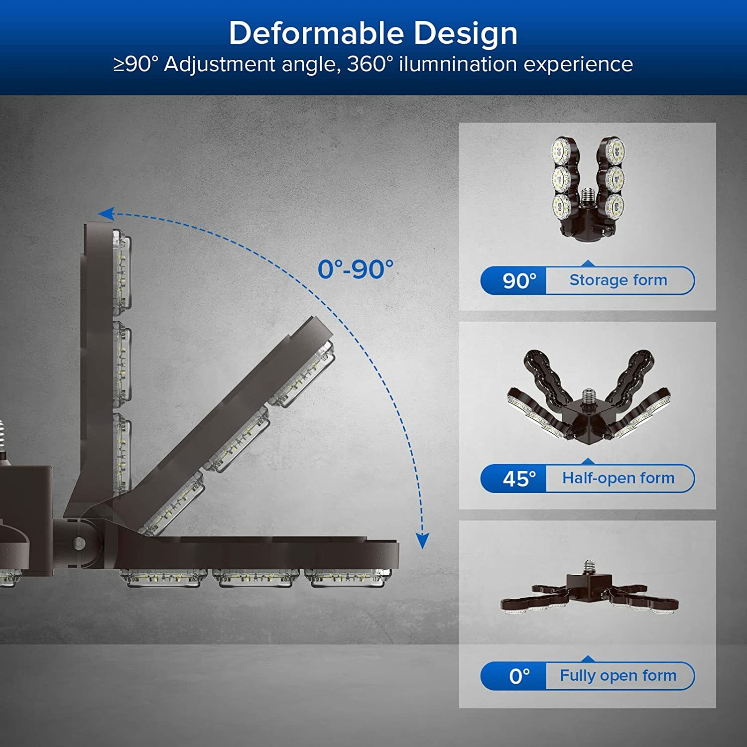 400W Super Bright Warehouse LED High Bay Lights Factory Shop Ceiling Light Lamp