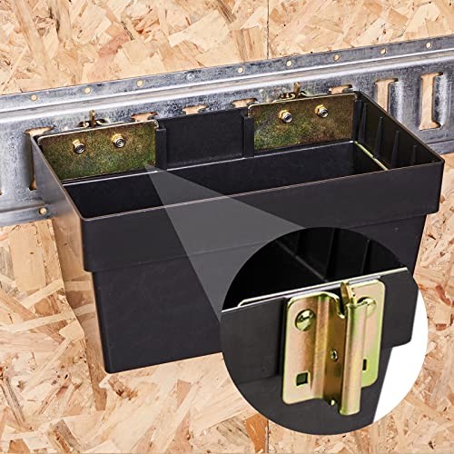 ENJ 2 Pack E-Track Basket Storage Bin, E Track Box for E-Track Systems, E