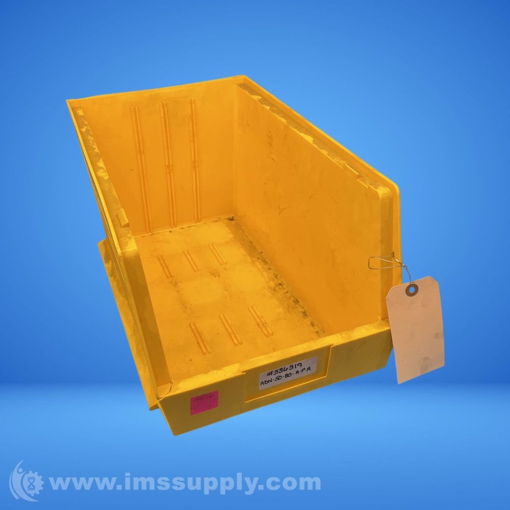 Quantum Storage Systems QUS 260 Ultra Stack and Hang Bin, Yellow USIP