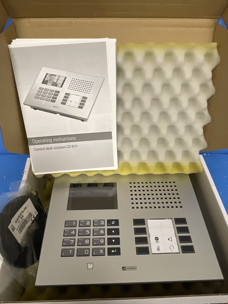 COMMEND CD 810 CONTROL DESK BASE TERMINAL TFT SOLUTIONS CD810PI