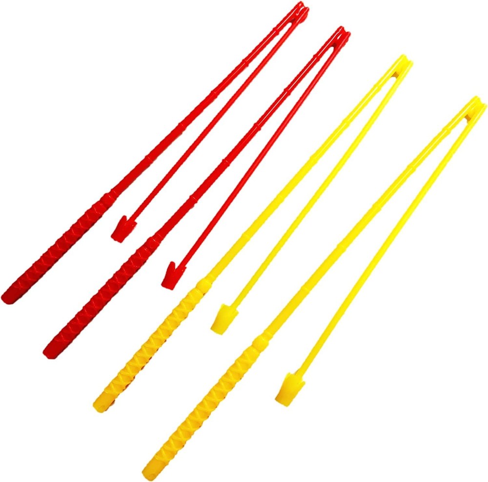 Fishing Game Replacement Rods – 4-Pack, Non-Magnetic Poles Compatible with Ro...