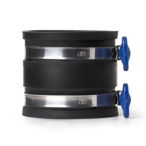 70337 2-1/2" Dust Control Flex Cuff with Adjustable Key Hose 2-1/2" Flex Cuff