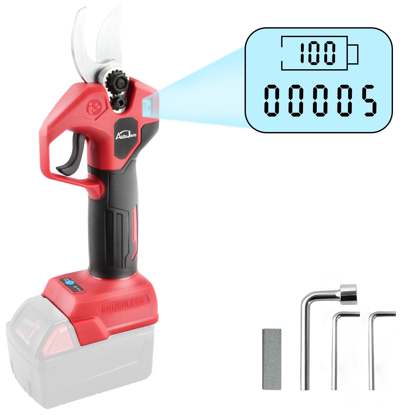 For Milwaukee M18 Battery Cordless Electric Pruning Shears Gardening Trimmer