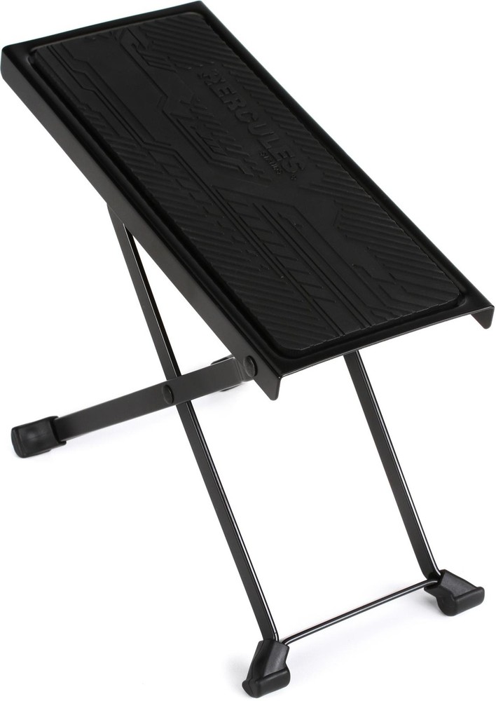 Hercules Stands FS100B Footrest + On-Stage TMP-XCG-4 Value Bundle