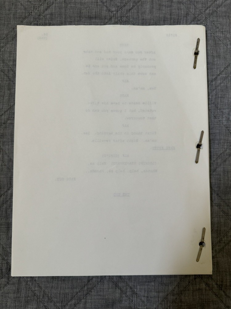 Alf Help Me Ronda Script