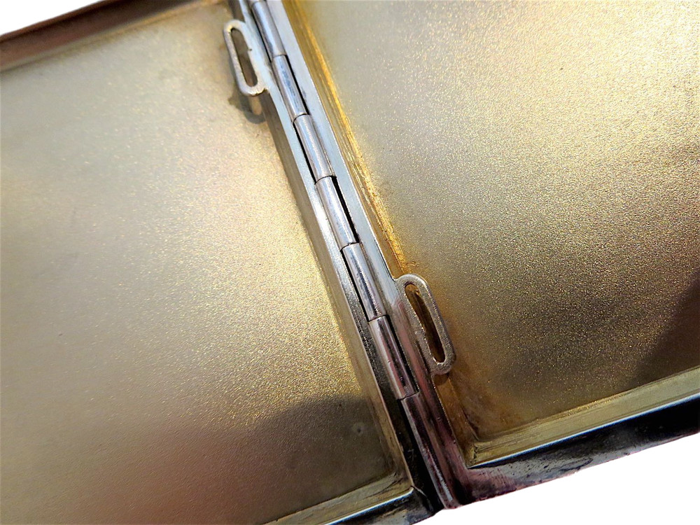 SILVER Art DECO - ANTIQUE Box Or CASE Signed
