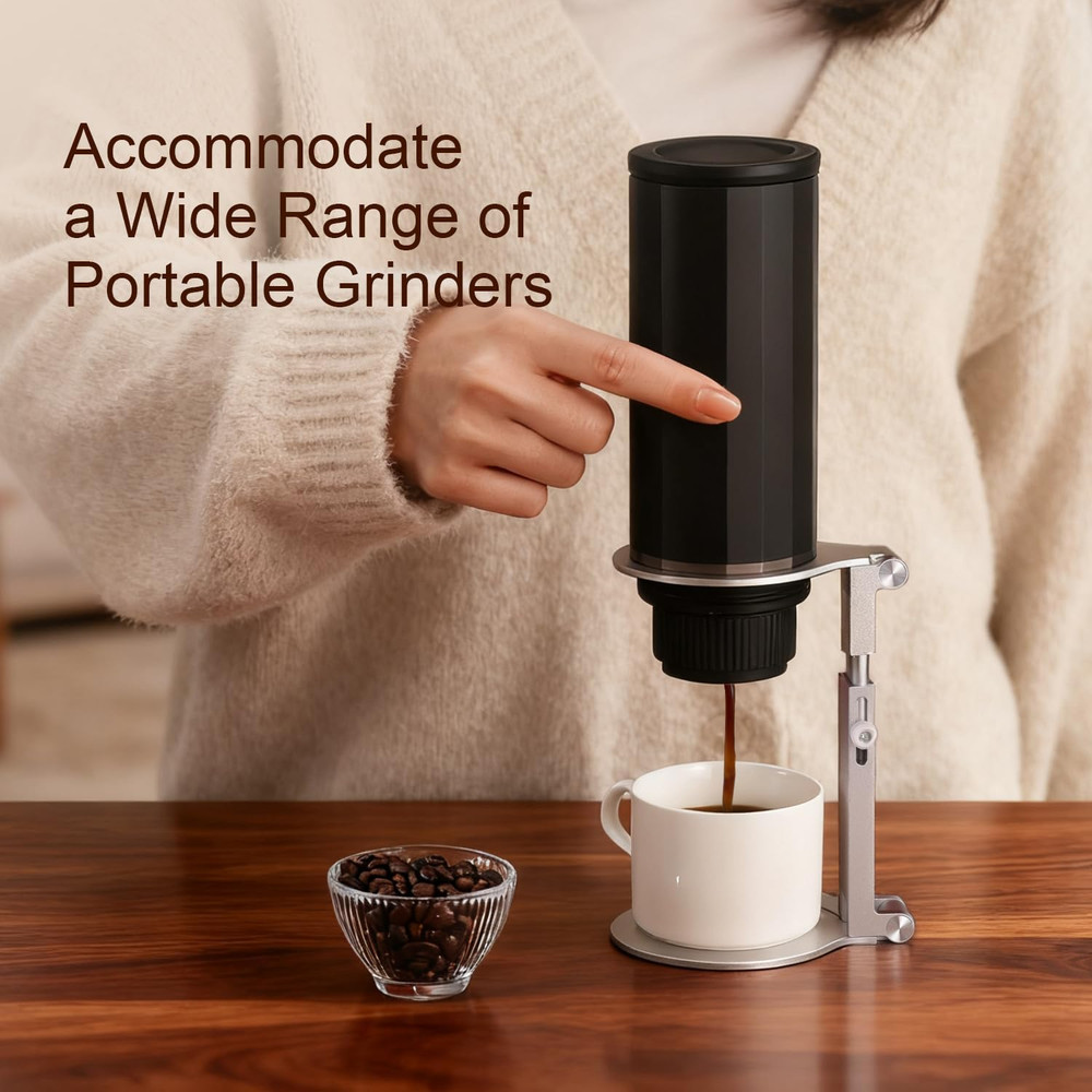 Adjustable Portable Espresso Machine Stand for Coffee Makers and Grinders