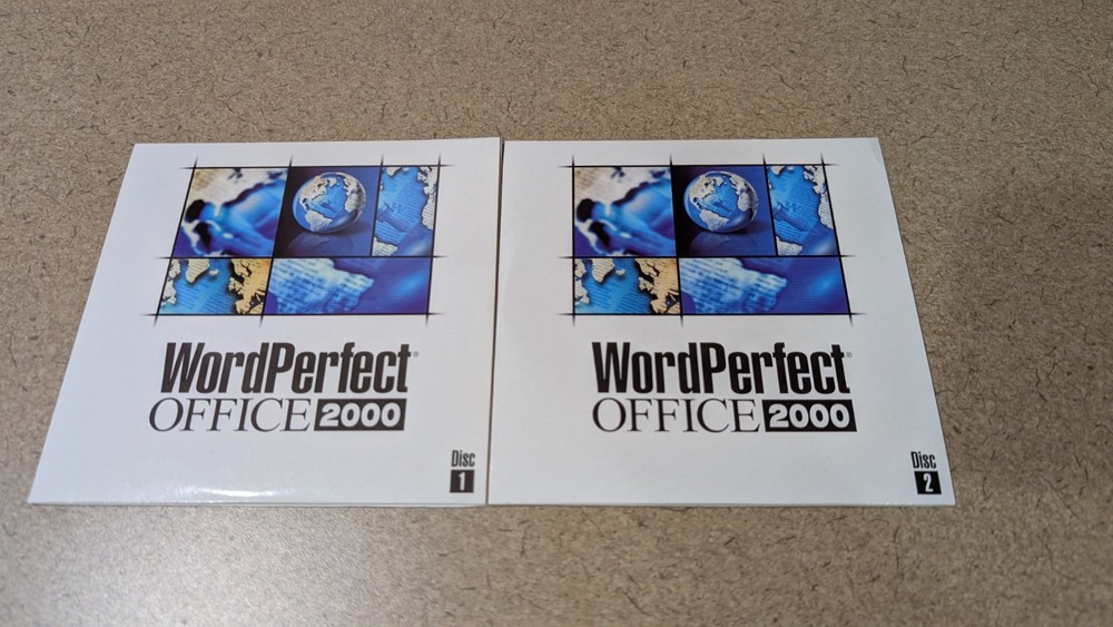 Corel WordPerfect Office 2000 - 2 Install CD's Only