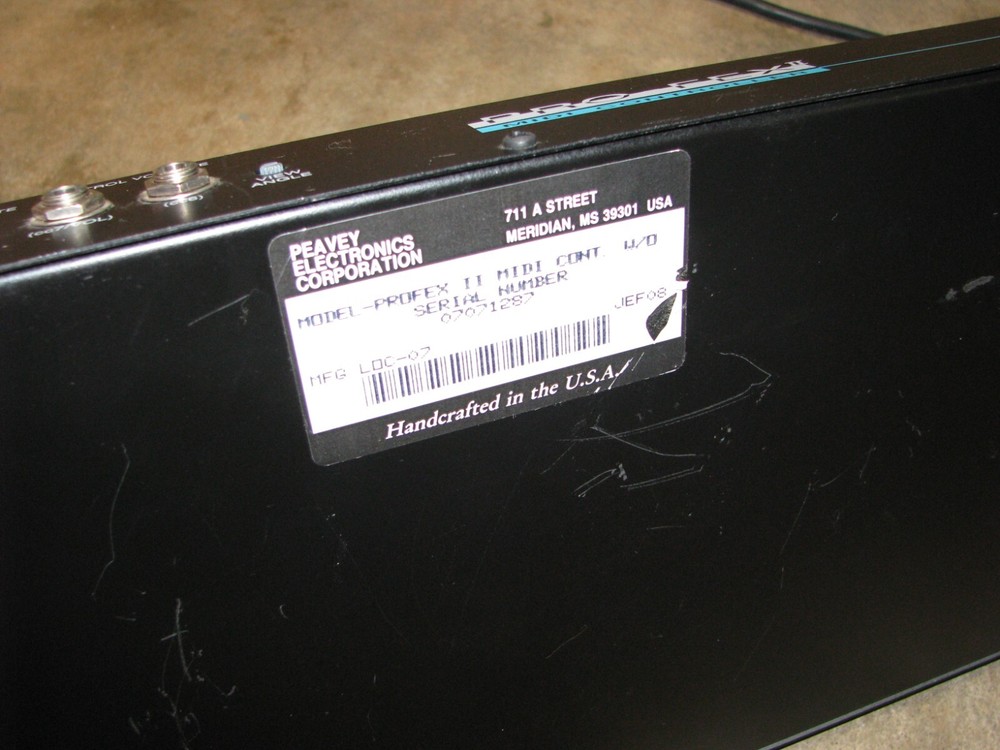 PEAVEY PRO Fex 2 MIDI CONTROLLER