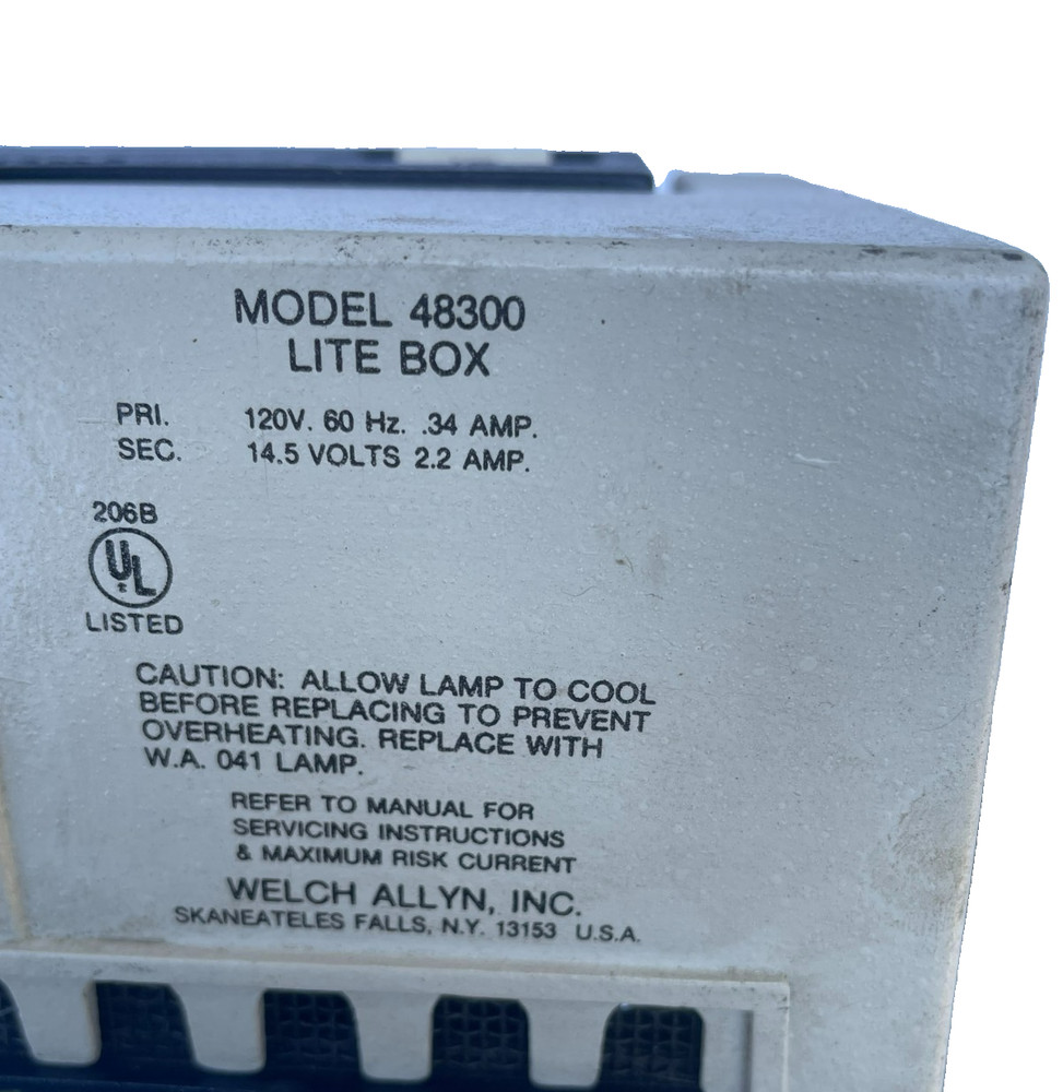 Welch Allyn Solar Light Source Lite Box 48300