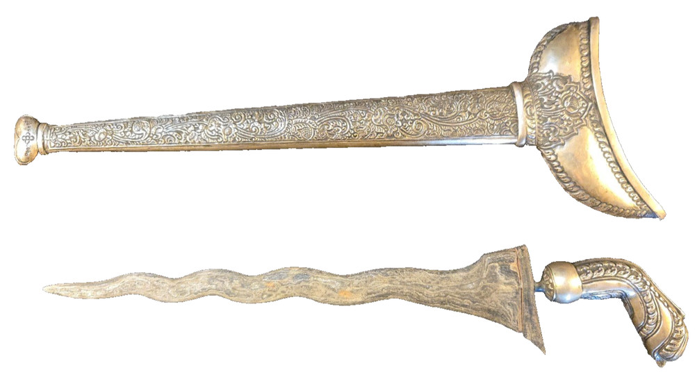 Antique Indonesian Kris (or Keris) Dagger