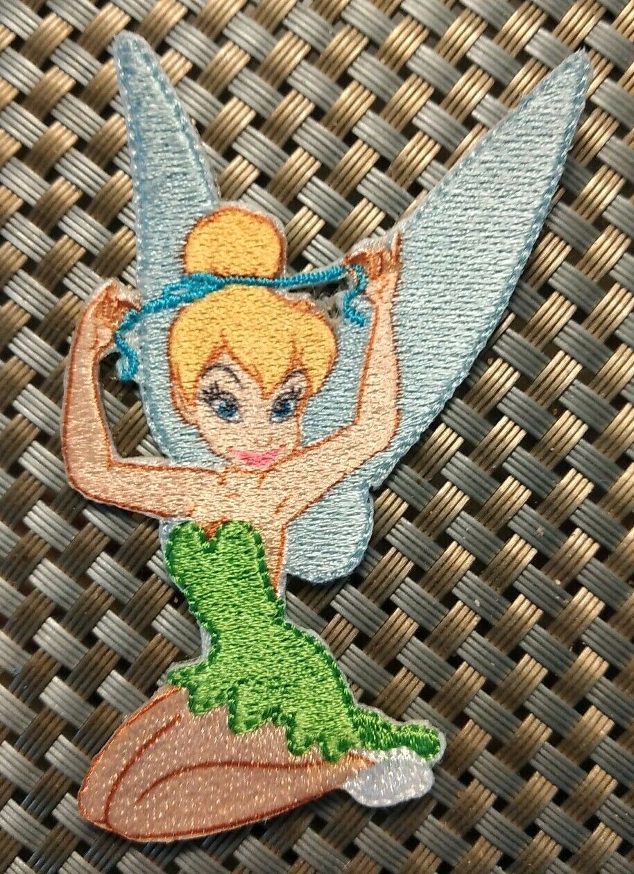Tinker Bell Disney Cartoon  Embroidered Patch Iron-On Sew-On US shipping