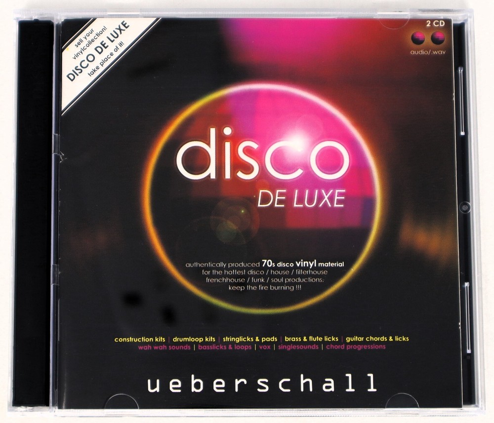 Ueberschall Disco De Luxe Sample Library/Sound Library/Sampling Double CD