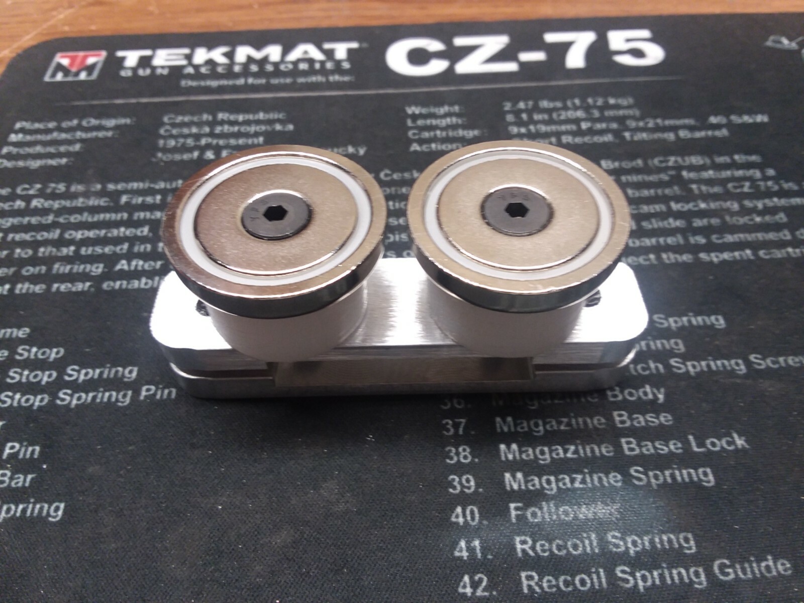 Magnetic Magazine Pouch for USPSA--All Division Legal--Single and Double Models