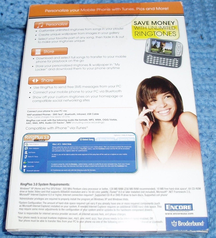 RingPlus 3.0 Software ~ Create fun ringtones