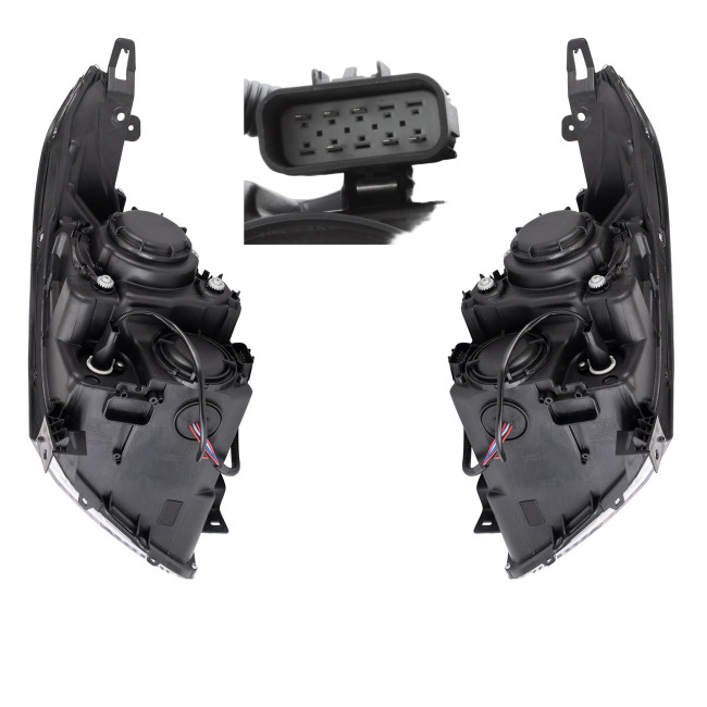 For 2010-2016 Cadillac SRX Halogen LED Projector Headlights Left Right Side Pair