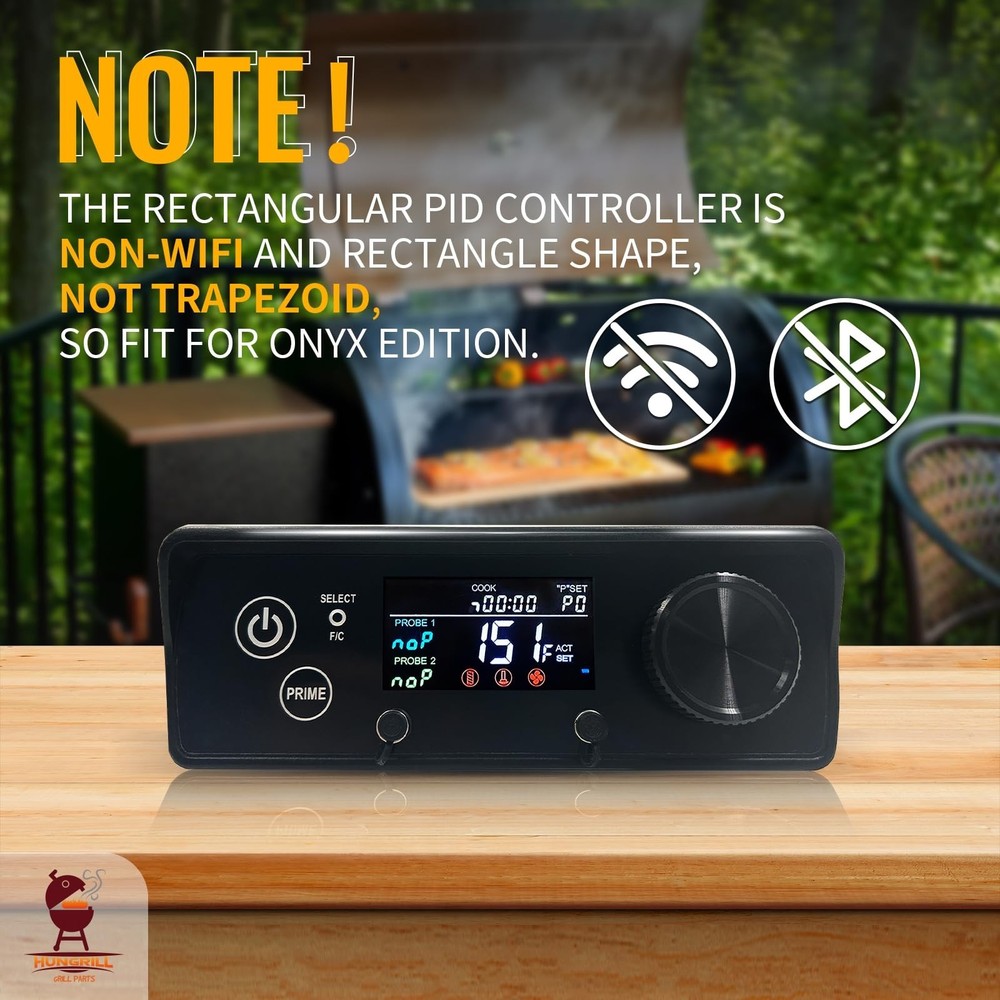 Rectangular PID Control Panel (NO WiFi) Replacement for Pit Boss Pellet Grill...