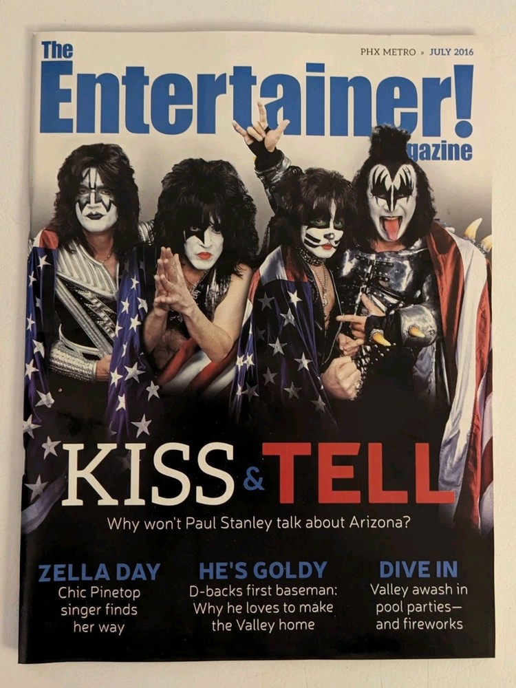 KISS Magazine Article Gene Simmons Paul Stanley Out Of Print