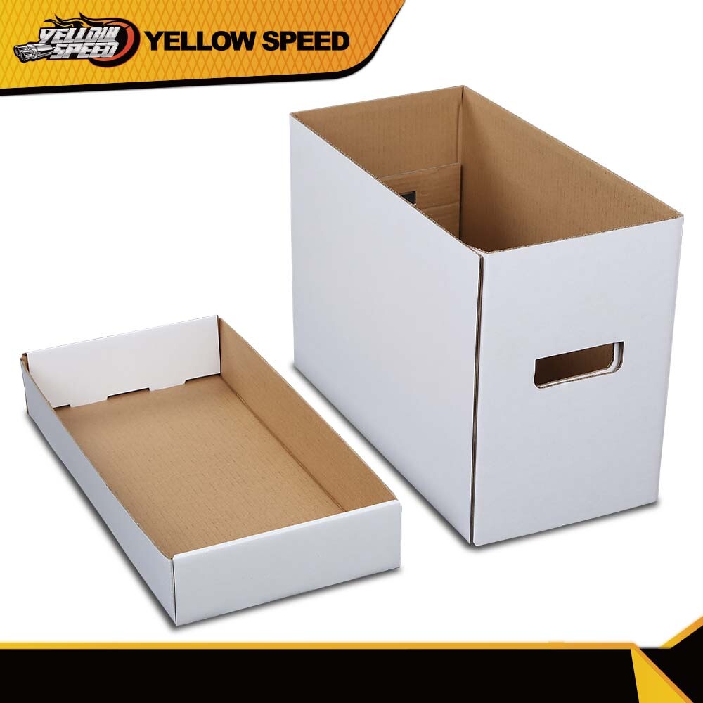 5Pcs Short Comic Book White Storage Box Holds 150-175 Comics