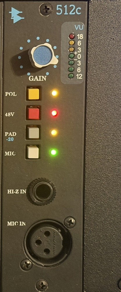 API 512C Single Channel 500 Series Mic Pre - USED #3