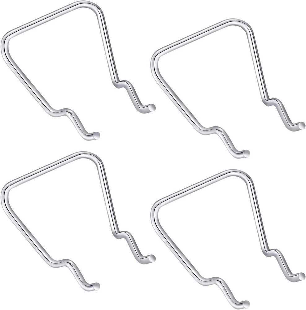 16 Pieces Pegboard Plier Holders, Stainless Steel Double Loop Pegboard Hooks