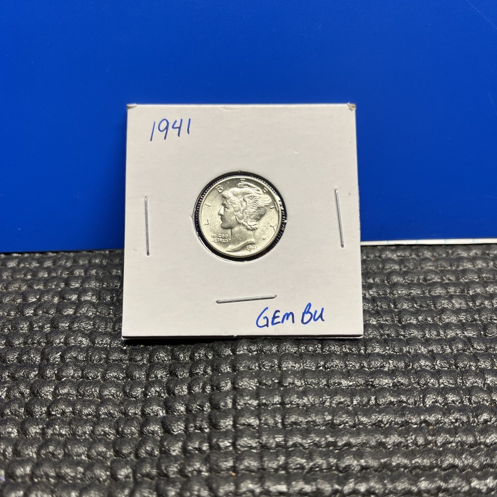 1941 P Mercury Dime BU