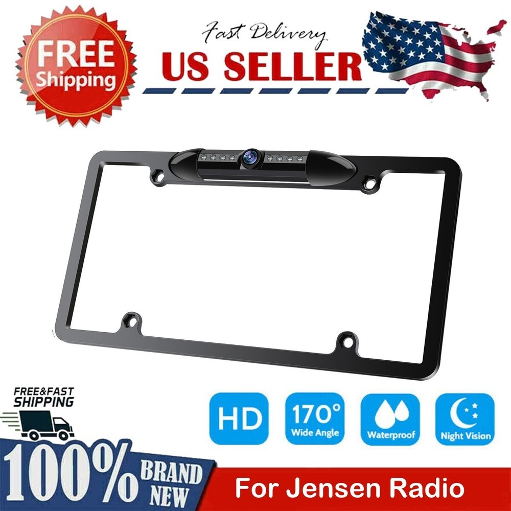 Backup Camera Rearview License Plate Frame for Jensen CR271ML