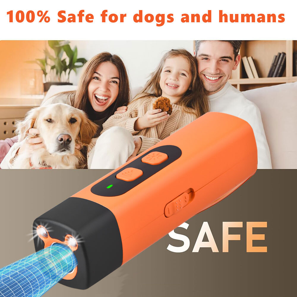 Ultrasonic Dog Repeller Anti Bark Device Stop Barking Humane Pet Training Tool