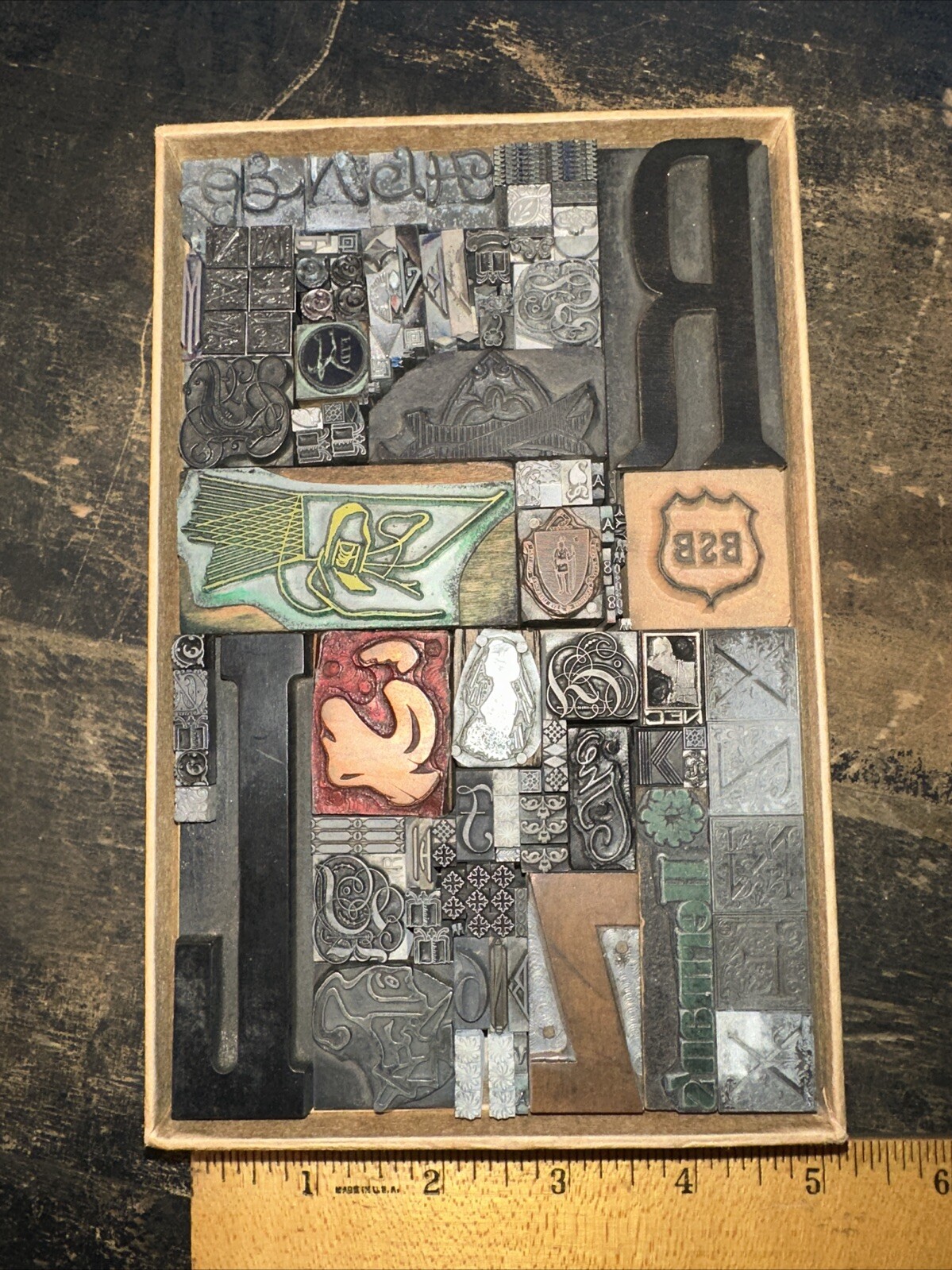 Printing Blocks Ornamentals Borders Dingbats. Wonderful Variety!! #C Beautiful!