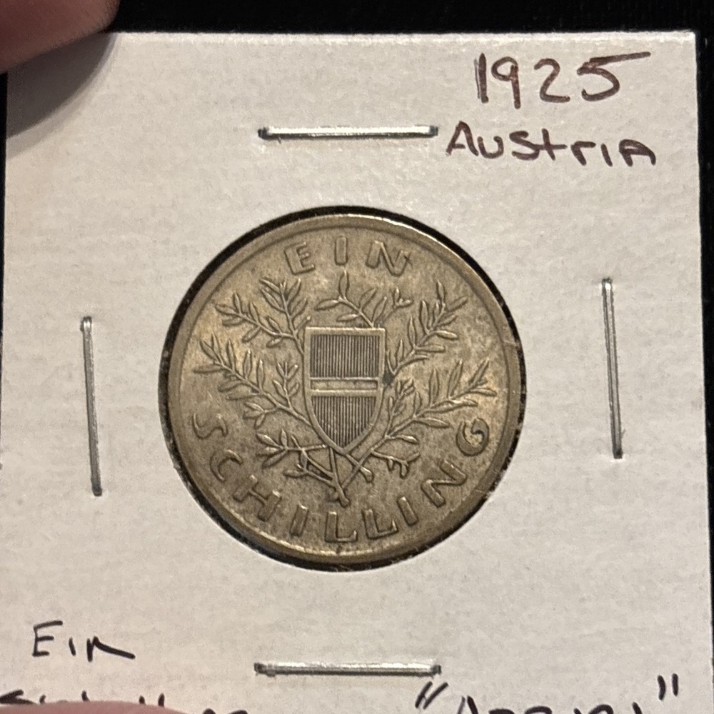 1925 Austria Shilling Silver Circulated “apr121” Ein Shilling
