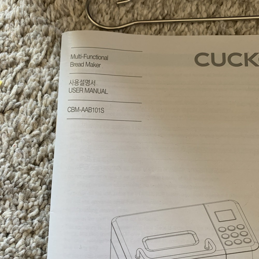 Cuckoo 2.2 lb. Multifunctional Bread Maker (CBM-AAB101S)